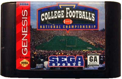 COLLEGE FB NAT CHAMP - Sega Genesis - USED