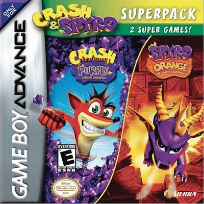 CRASH & SPYRO SUPERPACK - Game Boy Advanced - USED