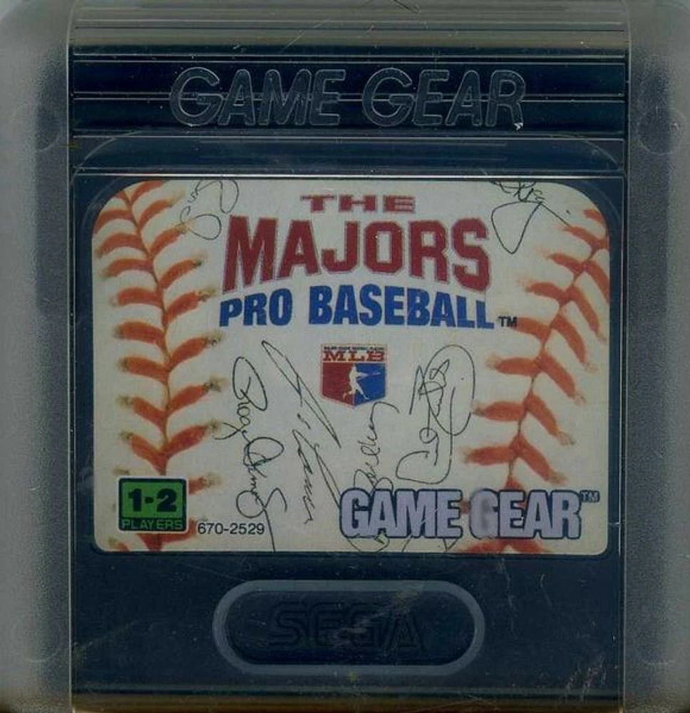 MAJORS PRO BASEBALL - Sega Game Gear - USED