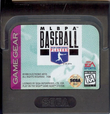 MLBPA:BASEBALL - Sega Game Gear - USED