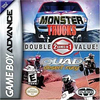 MONSTER TRUCKS/QUAD DESERT - Game Boy Advanced - USED