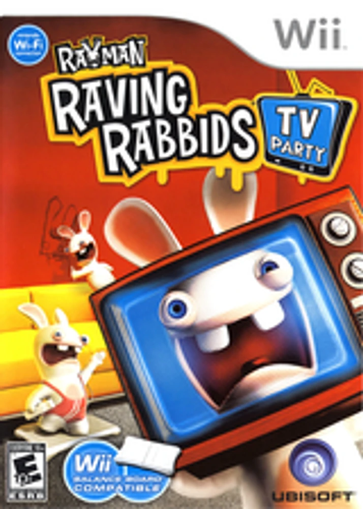 RAYMAN RAVING RABBIDS:TV PARTY - Nintendo Wii Wii - USED