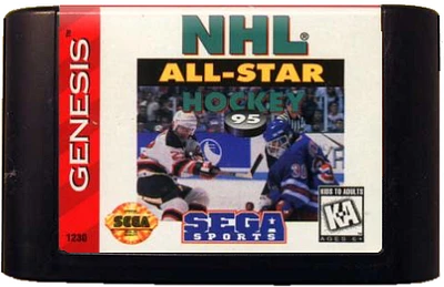 NHL ALL STAR HOCKEY 95 - Sega Genesis - USED