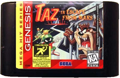 TAZ IN ESCAPE FROM MARS - Sega Genesis - USED