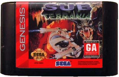 SUB TERRANIA - Sega Genesis - USED