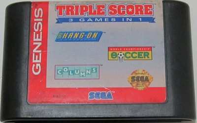 TRIPLE SCORE - Sega Genesis - USED