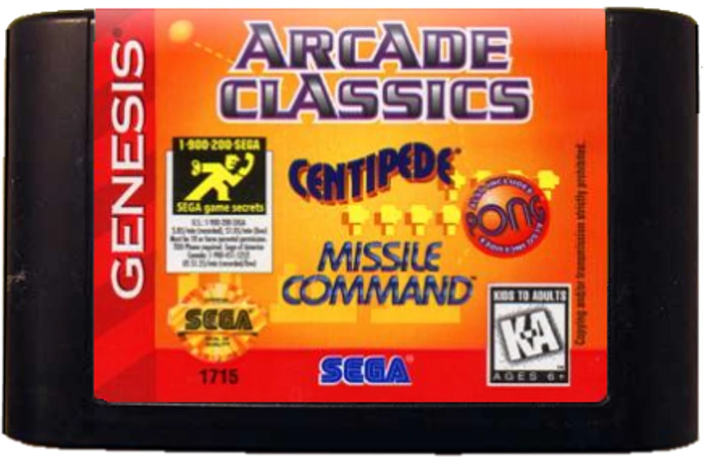 ARCADE CLASSICS - Sega Genesis - USED