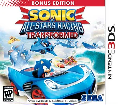 Sonic & All-Star Racing Transformed Bonus Edition - Nintendo 3DS - USED