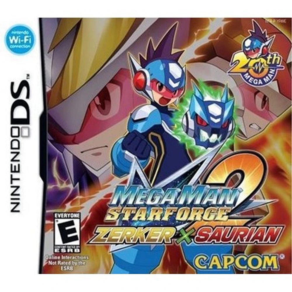 MEGA MAN:STAR 2 ZERKER X SAURI - Nintendo DS - USED