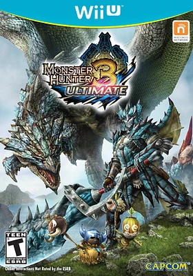 MONSTER HUNTER 3 ULTIMATE - WU WiiU Wii-u Wii U - USED