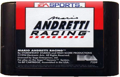 MARIO ANDRETTI RACING - Sega Genesis - USED