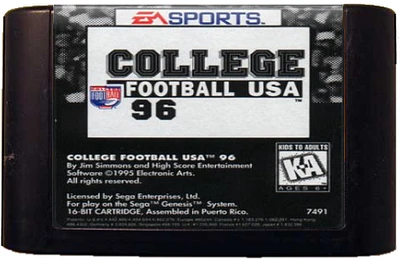 COLLEGE FOOTBALL USA - Sega Genesis