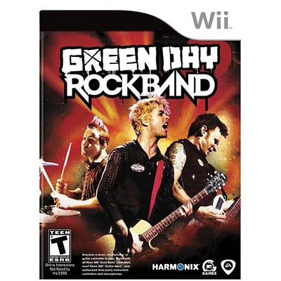 ROCK BAND:GREEN DAY - Nintendo Wii Wii - USED