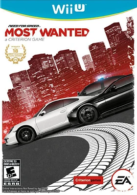 NEED FOR SPEED:MOST WANTED - WU WiiU Nintendo WiiU Wii-u Wii U - USED