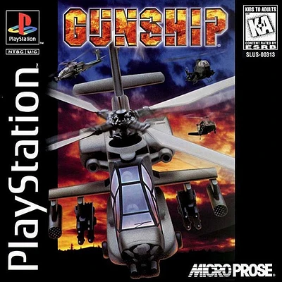 GUNSHIP - Playstation (PS1) - USED