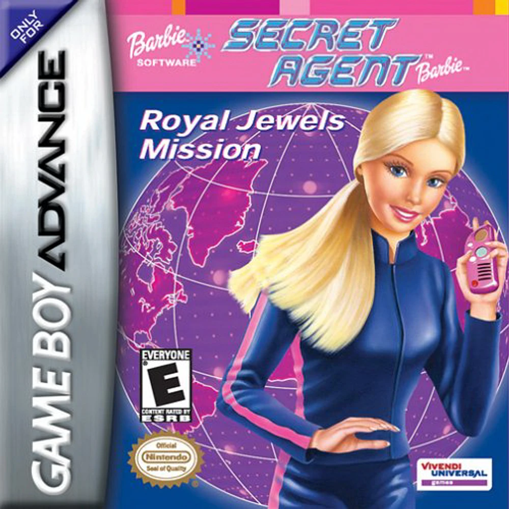 SECRET AGENT BARBIE - Game Boy Advanced - USED