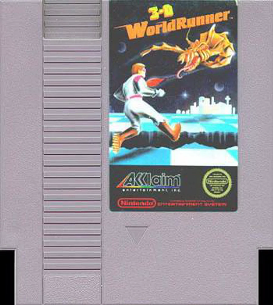 3D WORLD RUNNER - NES - USED