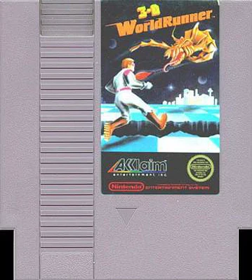 3D WORLD RUNNER - NES - USED