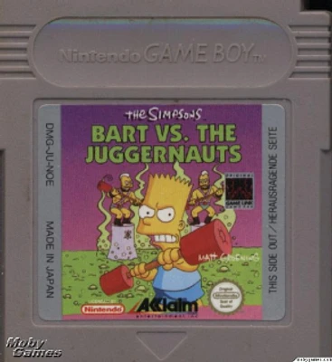 SIMPSONS:BART VS THE JUGGER - Game Boy - USED