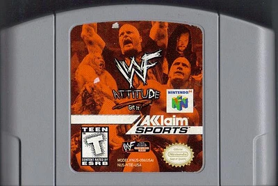 WWF:ATTITUDE - Nintendo 64 - USED