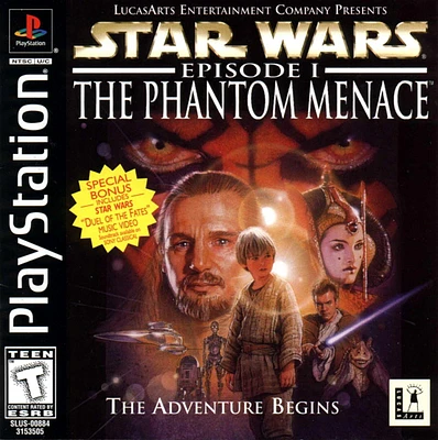 STAR WARS:PHANTOM MENACE - Playstation (PS1) - USED