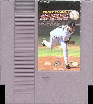 ROGER CLEMENS MVP BASEBALL - NES - USED