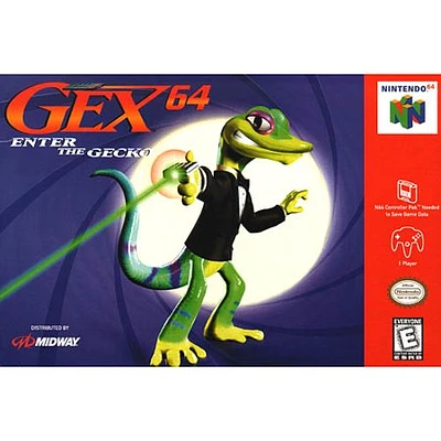 GEX 64:ENTER THE GECKO - Nintendo 64 - USED