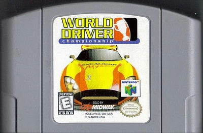 WORLD DRIVER CHAMPIONSHIP - Nintendo 64 - USED
