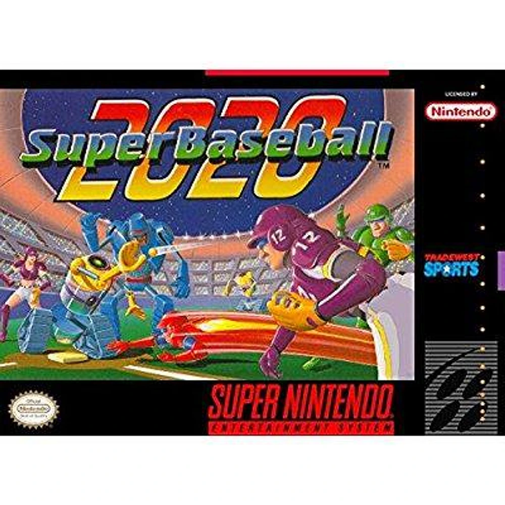 SUPER BASEBALL 2020 - Super Nintendo - USED