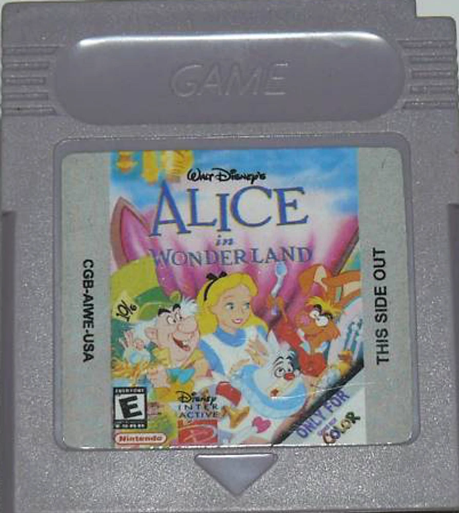 ALICE IN WONDERLAND - Game Boy Color - USED