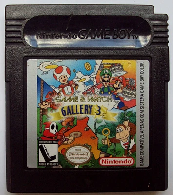 GAME & WATCH GALLERY 3 - Game Boy Color - USED