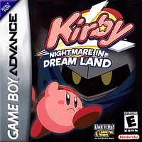 KIRBY:NIGHTMARE IN DREAM LAND - Game Boy Advanced - USED