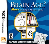 BRAIN AGE 2:MORE TRAINING - Nintendo DS - USED