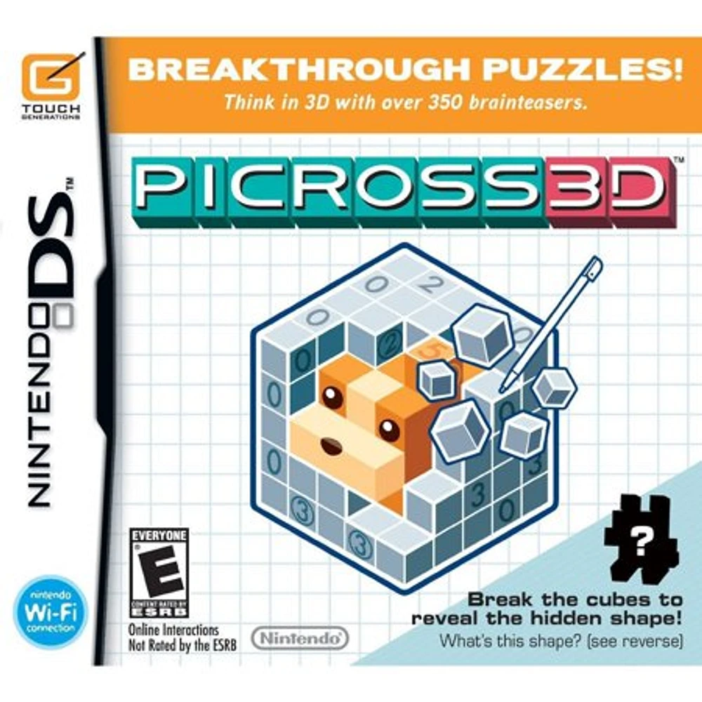 PICROSS 3D - Nintendo DS - USED