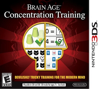 BRAIN AGE:CONCENTRATION TRAINI - Nintendo 3DS - USED