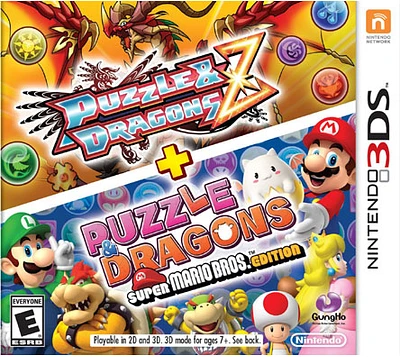 PUZZLE & DRAGONS Z/SUPER MARIO - Nintendo 3DS - USED