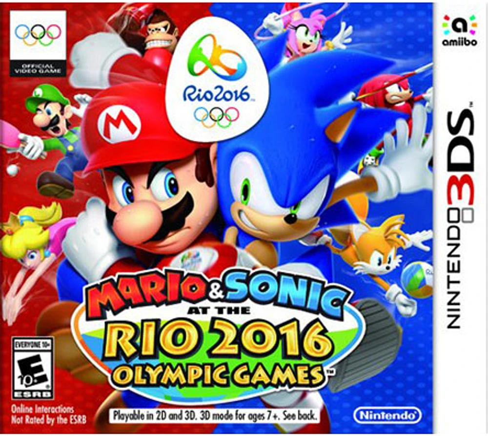 MARIO & SONIC AT THE RIO 2016 - Nintendo 3DS - USED