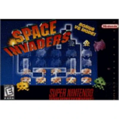 SPACE INVADERS - Super Nintendo - USED