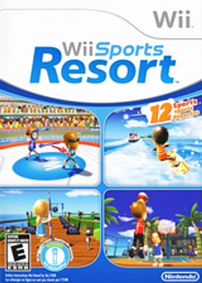 WII SPORTS RESORT (GAME) - Nintendo Wii Wii - USED