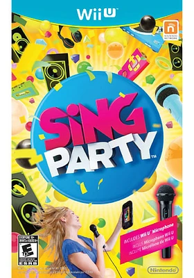 WIU SING PARTY (W/ MICROPHONE) - WU WiiU Wii-u Wii U - NEW