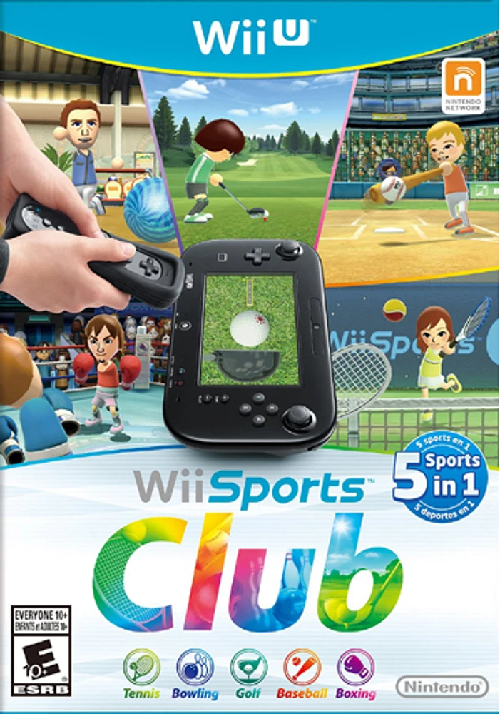 WII SPORTS CLUB - WU WiiU Wii-u Wii U - USED