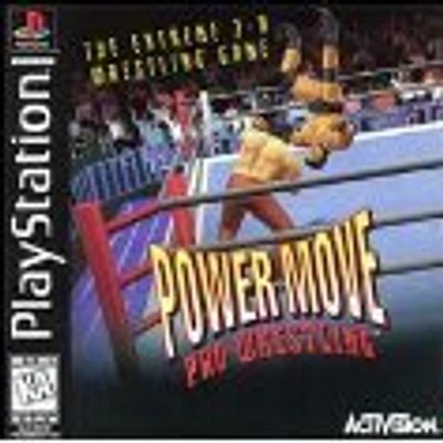 POWER MOVE:PRO WRESTLING - Playstation (PS1) - USED