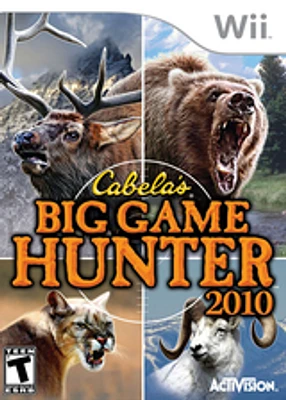 CABELAS BIG GAME HUNTER 10 (GA - Nintendo Wii Wii - USED