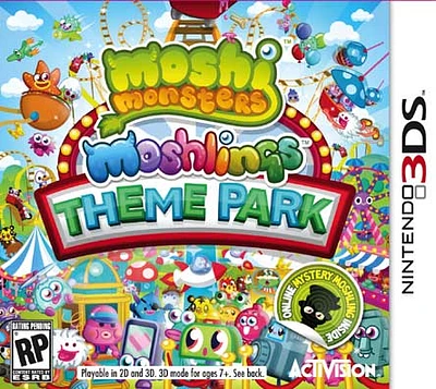 Moshi Monsters 2:Moshlings Theme Park - Nintendo 3DS - USED