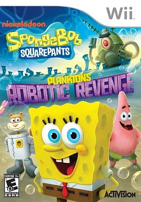 SPONGEBOB:PLANKTONS ROBOTIC - Nintendo Wii Wii - USED