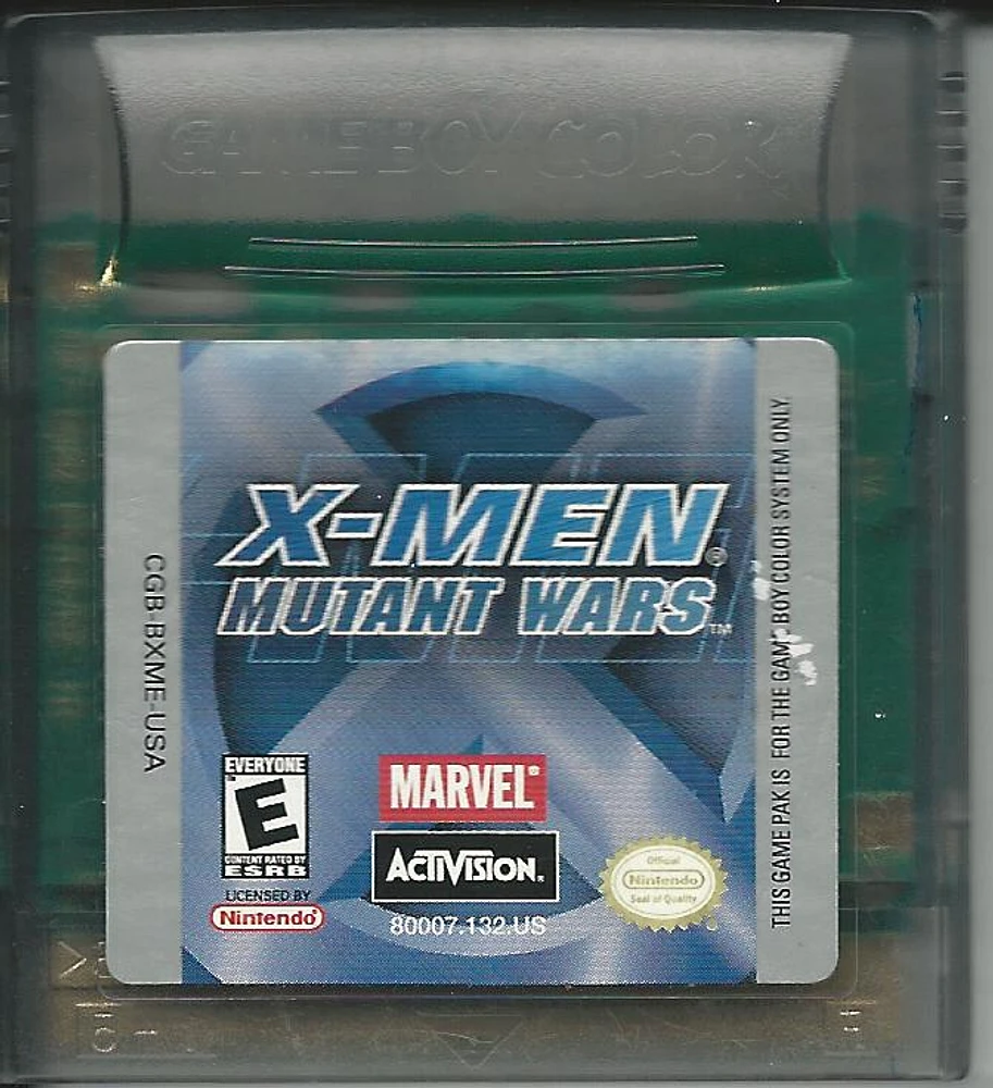 X-MEN:MUTANT WARS - Game Boy Color - USED