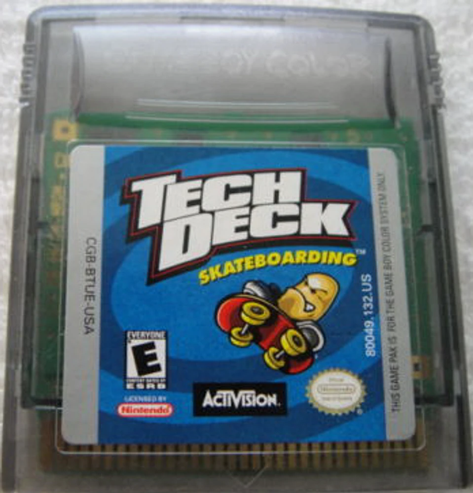 TECH DECK SKATEBOARDING - Game Boy Color - USED