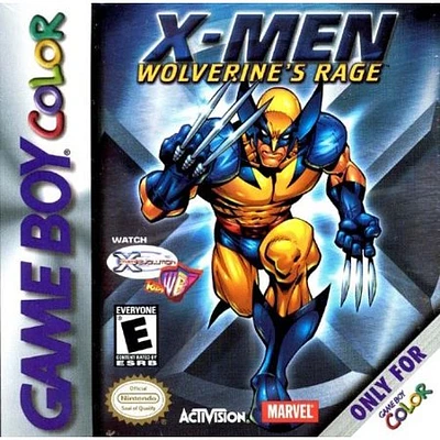 X-MEN:WOLVERINES RAGE - Game Boy Color - USED