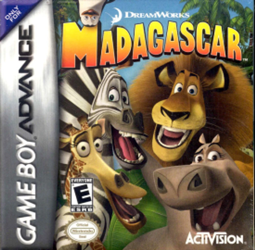 MADAGASCAR - Game Boy Advanced - USED