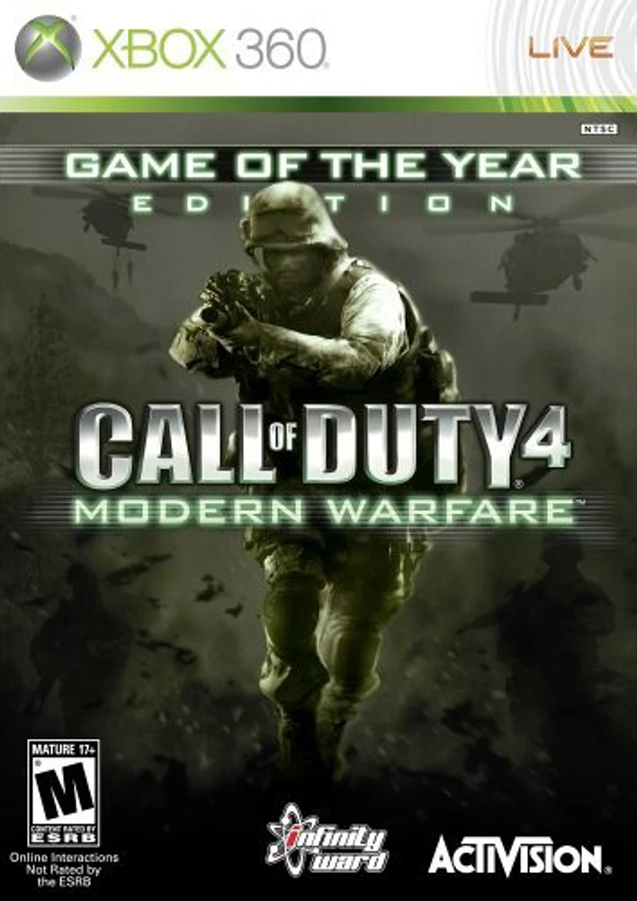 CALL OF DUTY 4:MW (GOTY ED) - Xbox 360 - USED